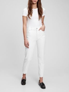 GAP Women's Straight Leg Jeans — White